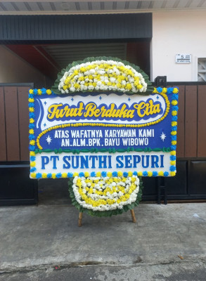 Papan Bunga Duka di Genggulang